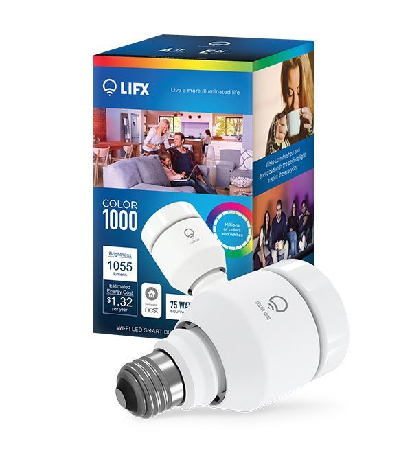 Review: LifX Color 1000 Smart bulb