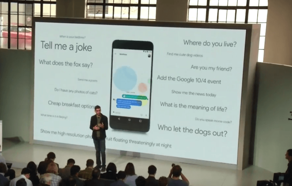 Google has unveiled its new Google Assistant at an event on Oct. 4.