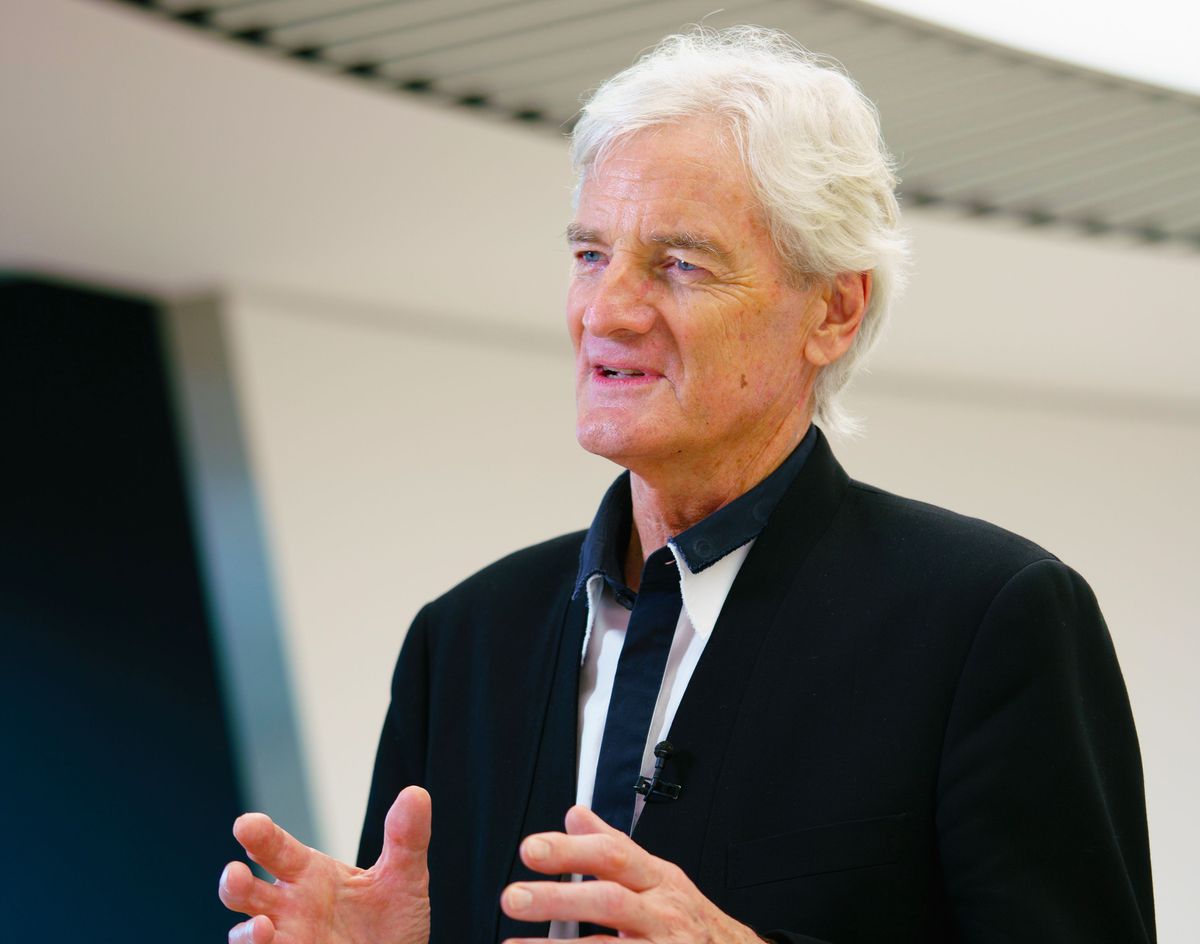 Sir James Dyson, speaking at the Singapore launch.