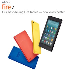 An image with different colored Fire Tablets