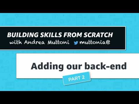Alexa Skills Development Tutorial Video: Alexa Skills from Scratch – Adding Our Backend Part 2 [Episode 6]