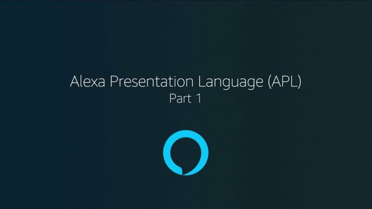 Alexa Developers Zero to Hero, Part 8 Video: Alexa Presentation Language (APL), Part 1